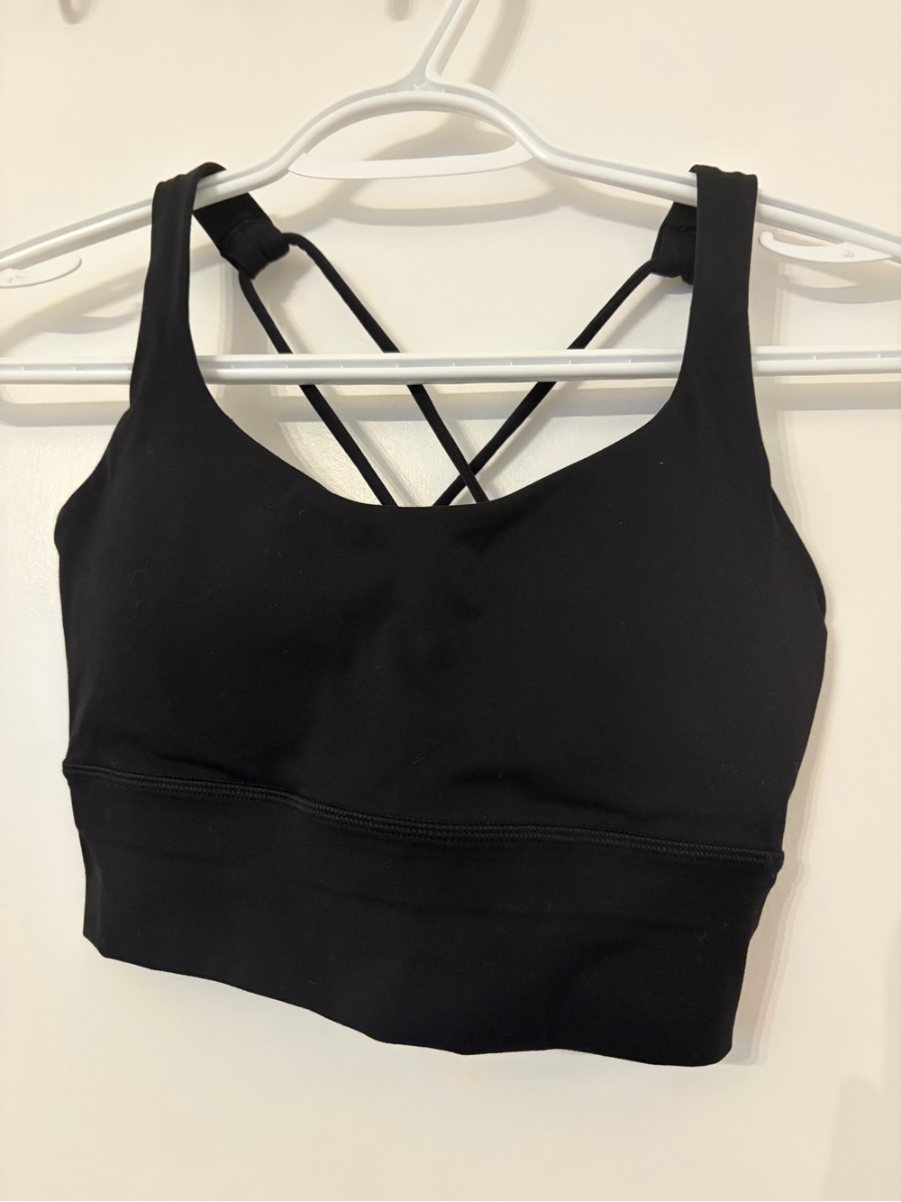 Bare Activewear Black Strappy Sports Bra